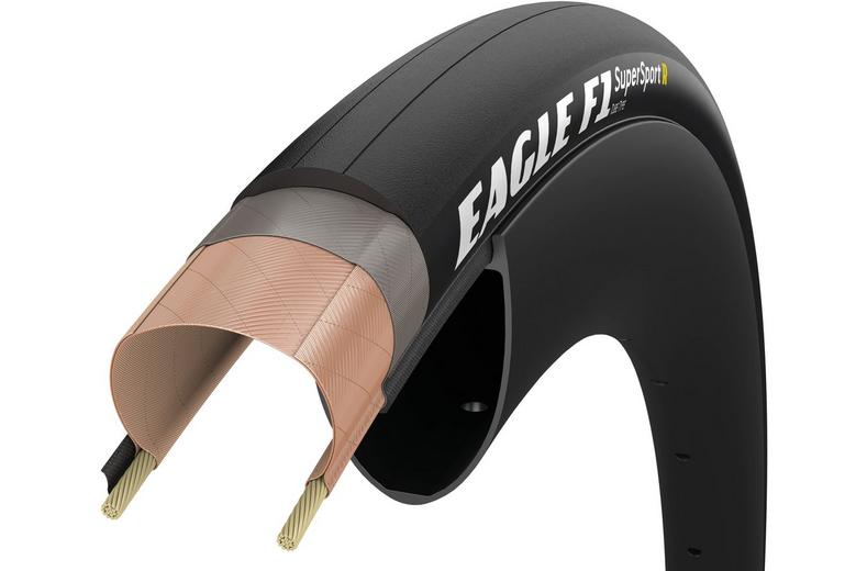 Goodyear Eagle F1 SuperSport R Clincher Tyre, Tanwall 700x25c Goodyear Eagle F1 SuperSport R Clincher Tyre, Tanwall 700x25c