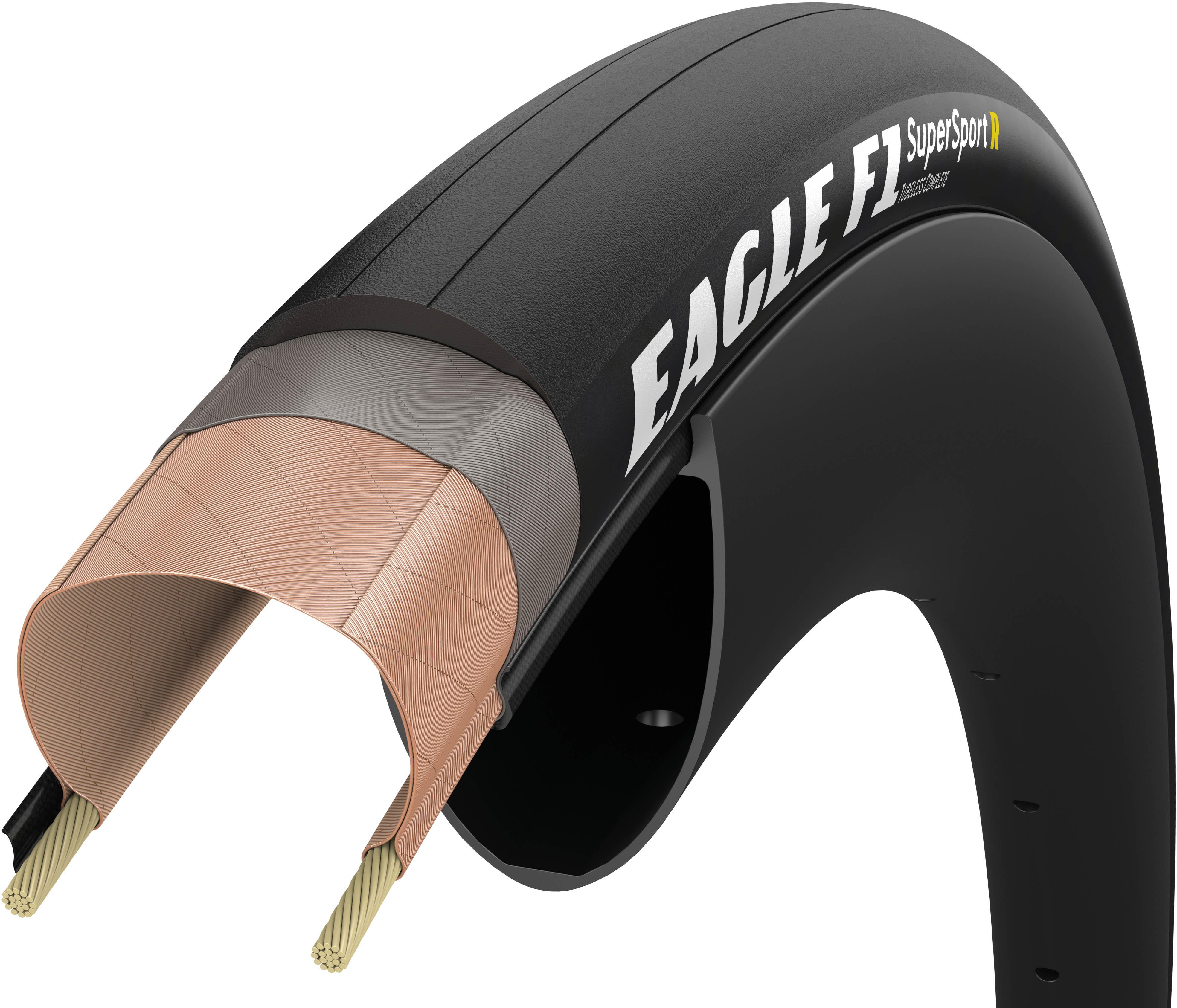 Goodyear Eagle F1 SuperSport R Tubeless Tyre, Black 700x30c