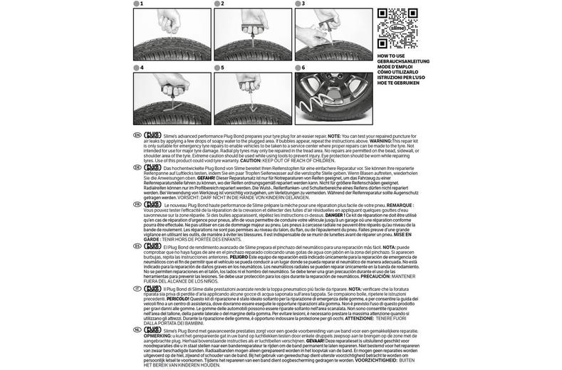 Slime Tyre Plug Kit Slime Tyre Plug Kit