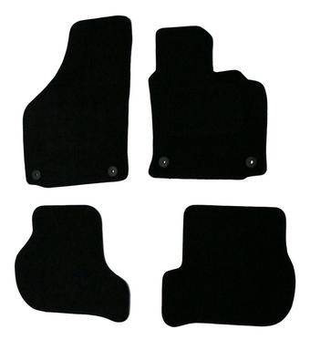 Halfords (SS2005) VW Golf 5 Car Mats (07on/round clips) BLK