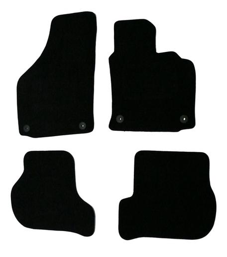 Halfords SS2005 VW Golf 5 Car Mats 07on round clips BLK Halfords UK