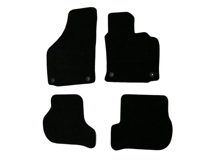Halfords (SS2005) VW Golf 5 Car Mats (07on/round clips) BLK