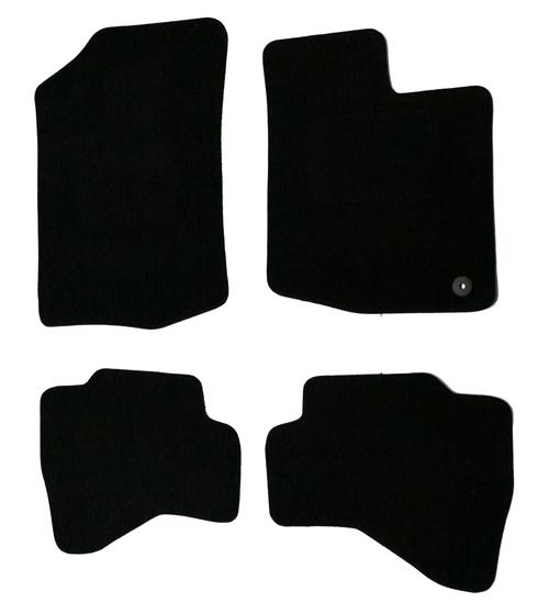 RMSone Tailored Black Car Mats With Pink Trim – For Toyota Aygo 2005-2014 – Set Of 4