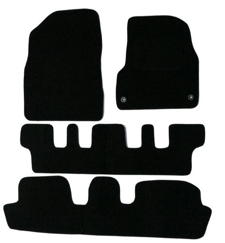 Halfords Citroen C4 Picasso 7 Seat Car Mats (07 - 13) - Black