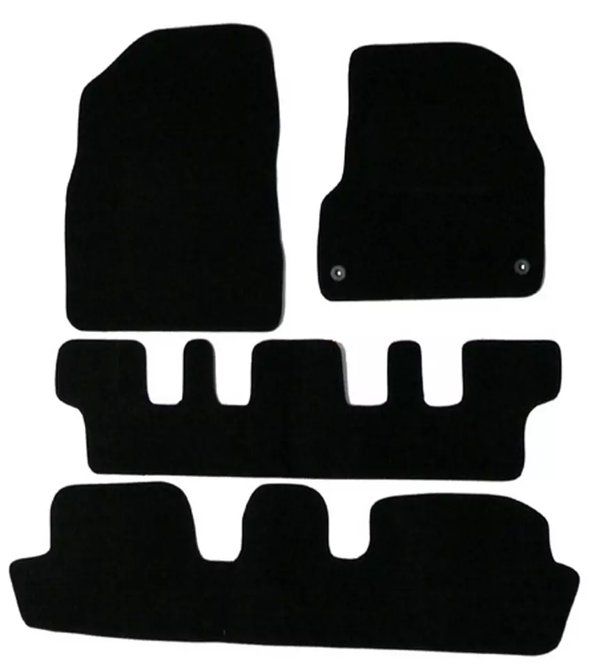 (07 Seat Black Halfords - - | C4 Citroen Halfords Picasso Car UK Mats 7 13)