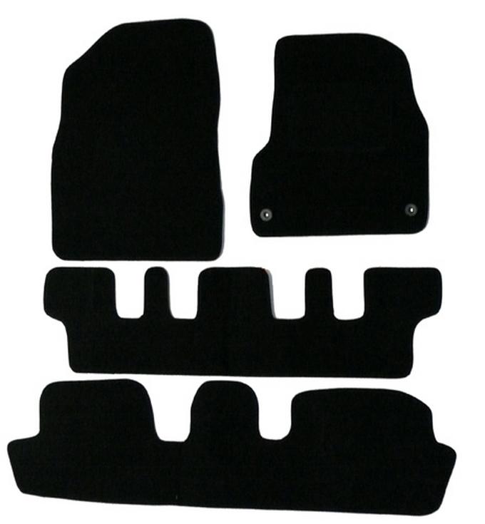 Halfords Citroen C4 Picasso 7 Seat Car Mats (07 - 13) - Black | Halfords UK | Automatten