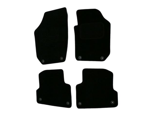 Carsio Tailored Carpet Car Floor Mats FOR Skoda Fabia 2007 to 2014 8 Clips 