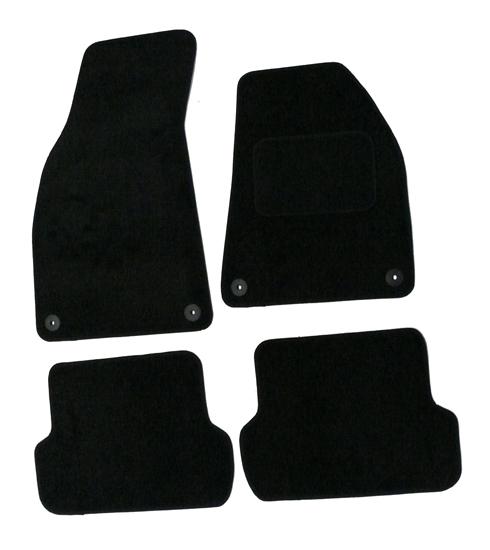 Audi A4 Graphite Premium Mats 4 Clips (SS3074) Halfords UK