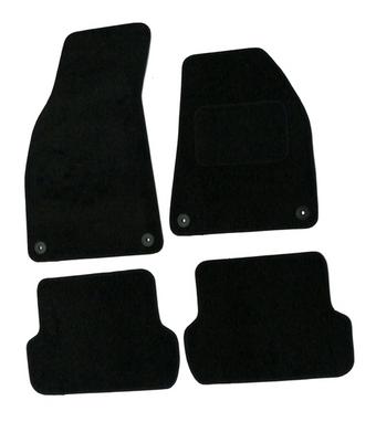 Audi A4 Graphite - Premium Mats 4 Clips (SS3074)