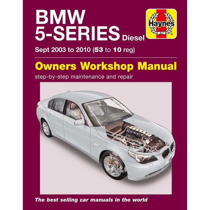 Haynes Workshop Manual BMW 5 Series E60 E61 Diesel 2003-2010 Service & Repair 