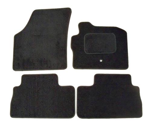 Halfords Advanced Fully Tailored Black Car Mats For Land Rover Freelander Mk2 2006-2012 1 Fixing In Driver