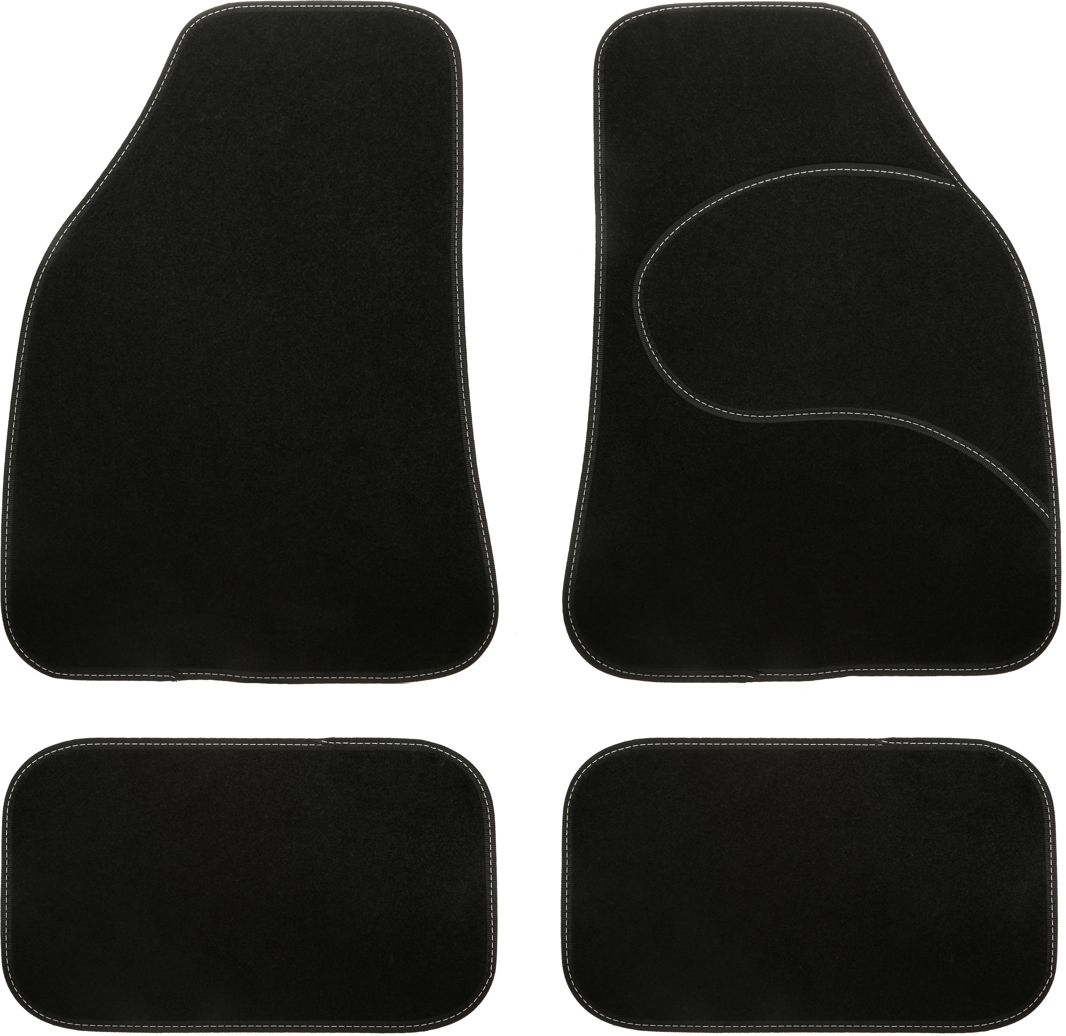 Halfords Carpet Car Mats Grey Trim