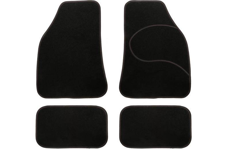 Halfords Universal Pink Edge Car Mats Halfords Universal Pink Edge Car Mats