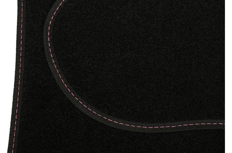 Halfords Universal Pink Edge Car Mats Halfords Universal Pink Edge Car Mats