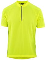 Halfords Ridge Mens Short Sleeve Jersey, Fluro/Yellow - Large | Extra 8% off for BC Members