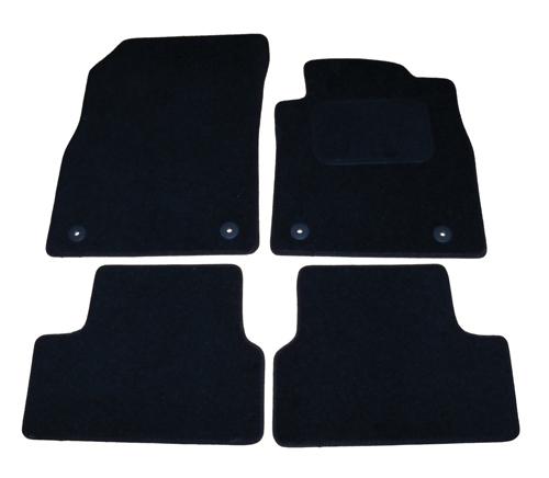 Halfords Fully Tailored Black Mat Set For Vauxhall Astra Mk6 2010-2015
