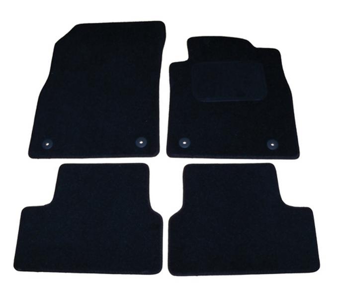 Halfords 6pc Black Floor Mat Set - 120cm x 180cm