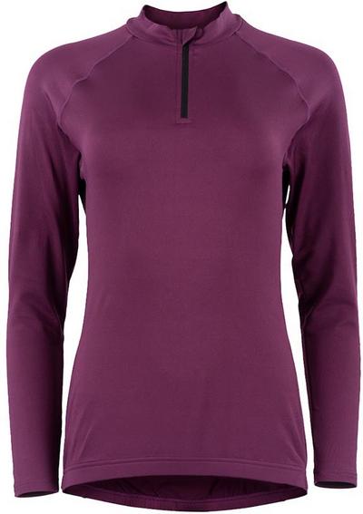 Ridge Womens Long Sleeve Jersey, Plum Ridge Womens Long Sleeve Jersey, Plum