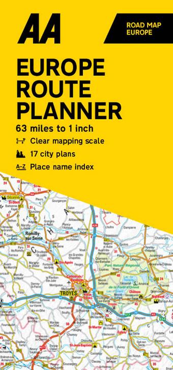 AA Road Map Europe: European Routeplanner