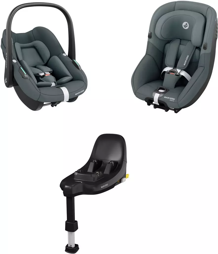 Maxi Cosi S Family i Size Bundle Graphite Pebble S Pearl S Base Halfords UK