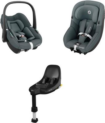 Maxi-Cosi S Family i-Size Bundle Graphite (Pebble S, Pearl S & Base)