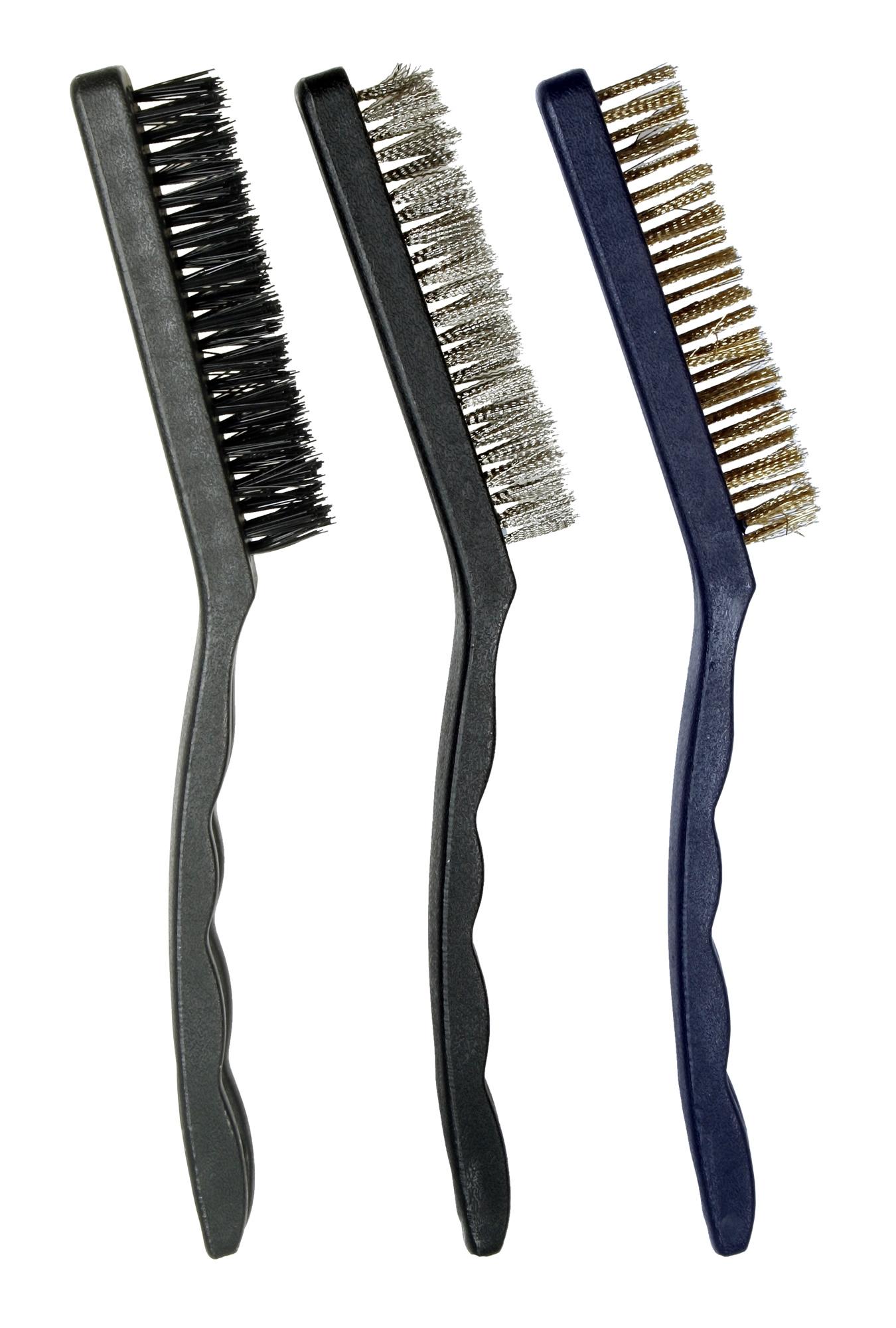 Halfords 3 Piece Wire Brush Set