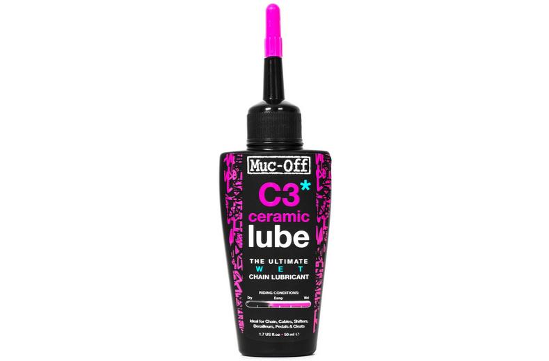 Muc-Off C3 Ceramic Wet Bike Lube, 50ml Muc-Off C3 Ceramic Wet Bike Lube, 50ml