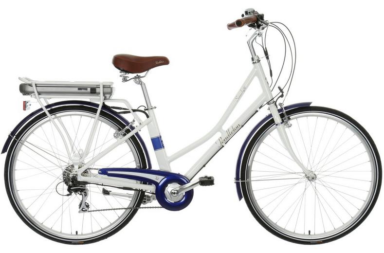 Pendleton Somerby Electric Hybrid Bike - White and Navy - S, M Frames Pendleton Somerby Electric Hybrid Bike - White and Navy - S, M Frames