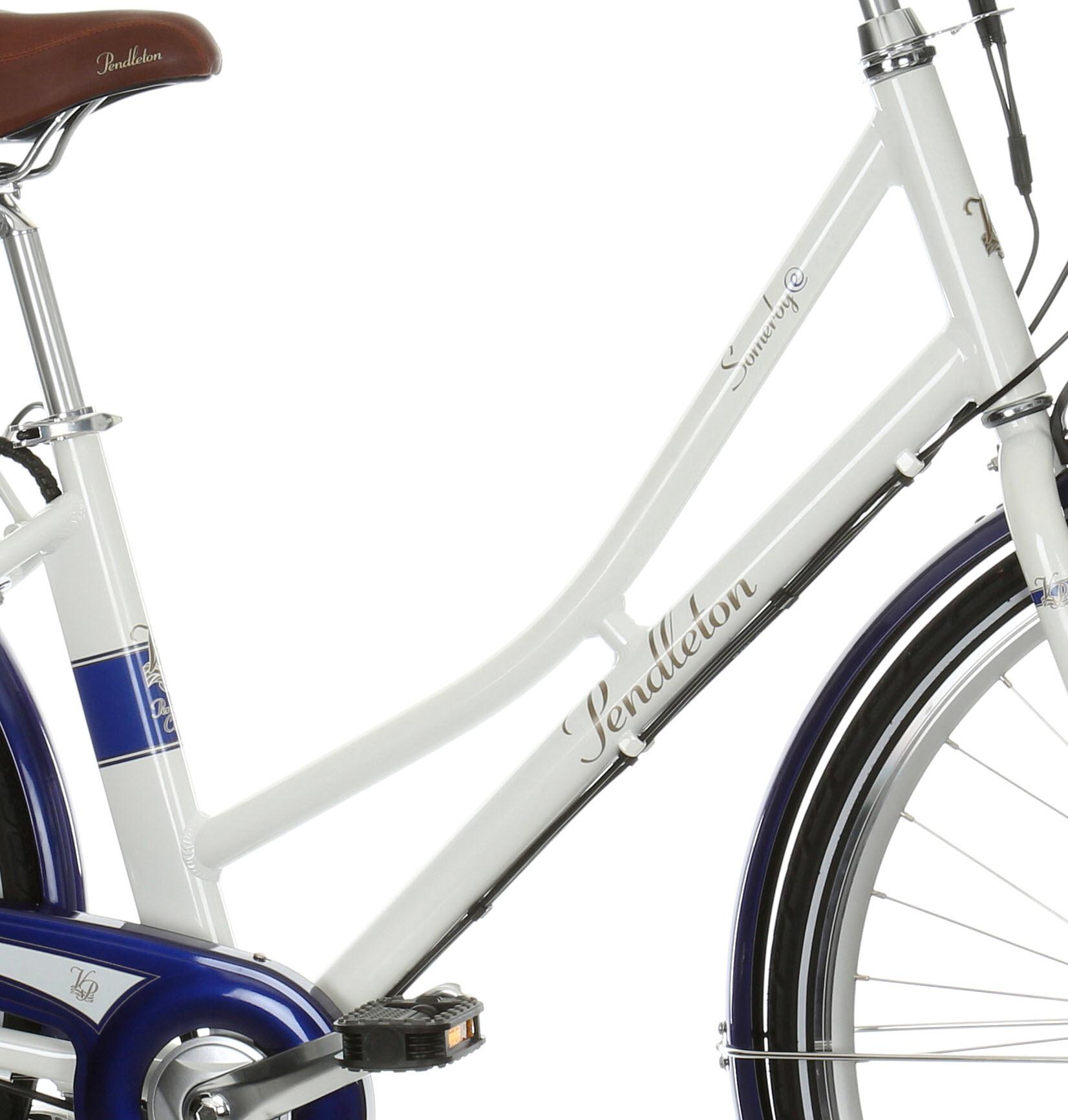 Pendleton Somerby Electric Hybrid Bike - White and Navy - S, M Frames