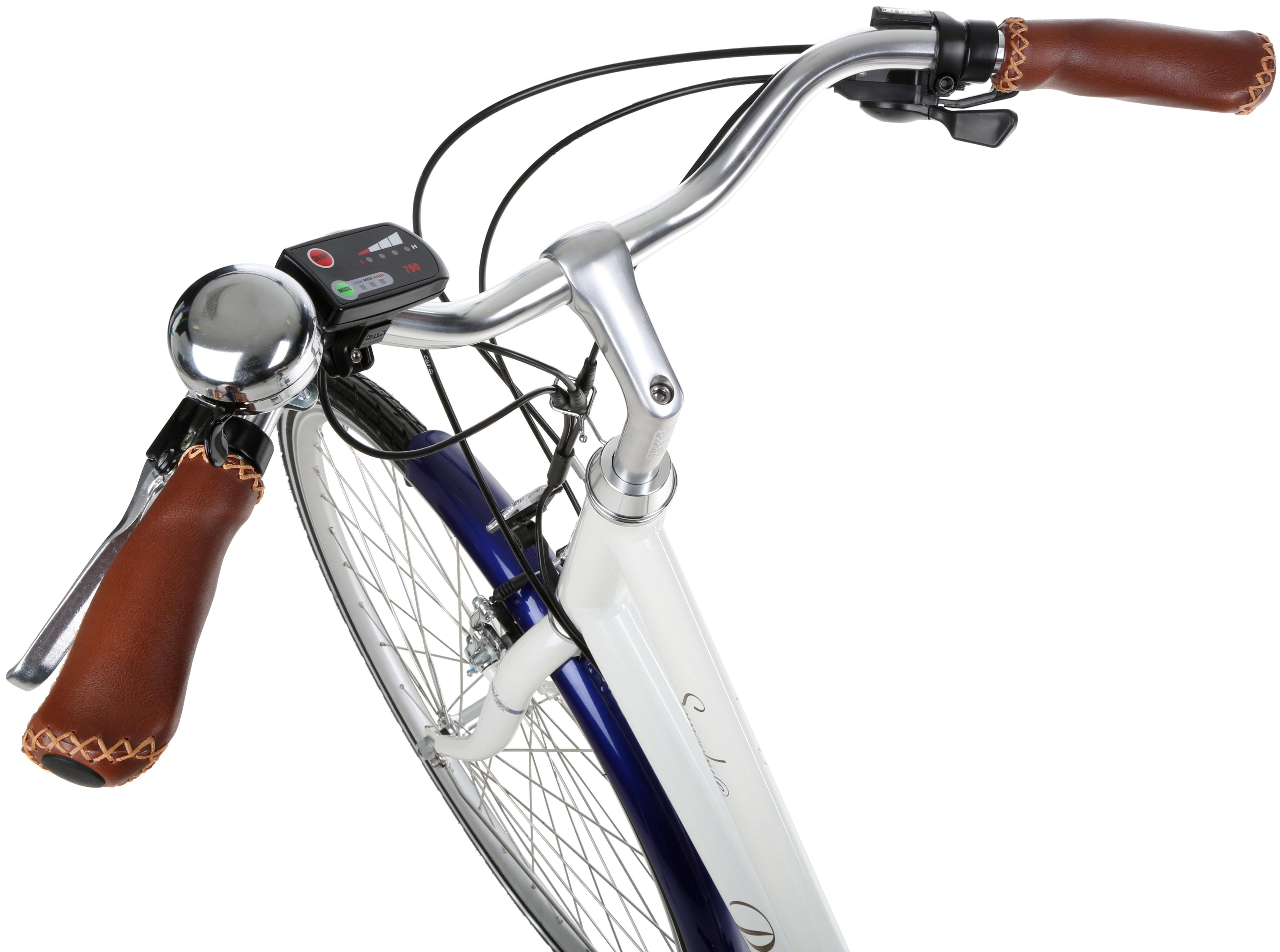 Pendleton Somerby Electric Hybrid Bike - White and Navy - S, M Frames
