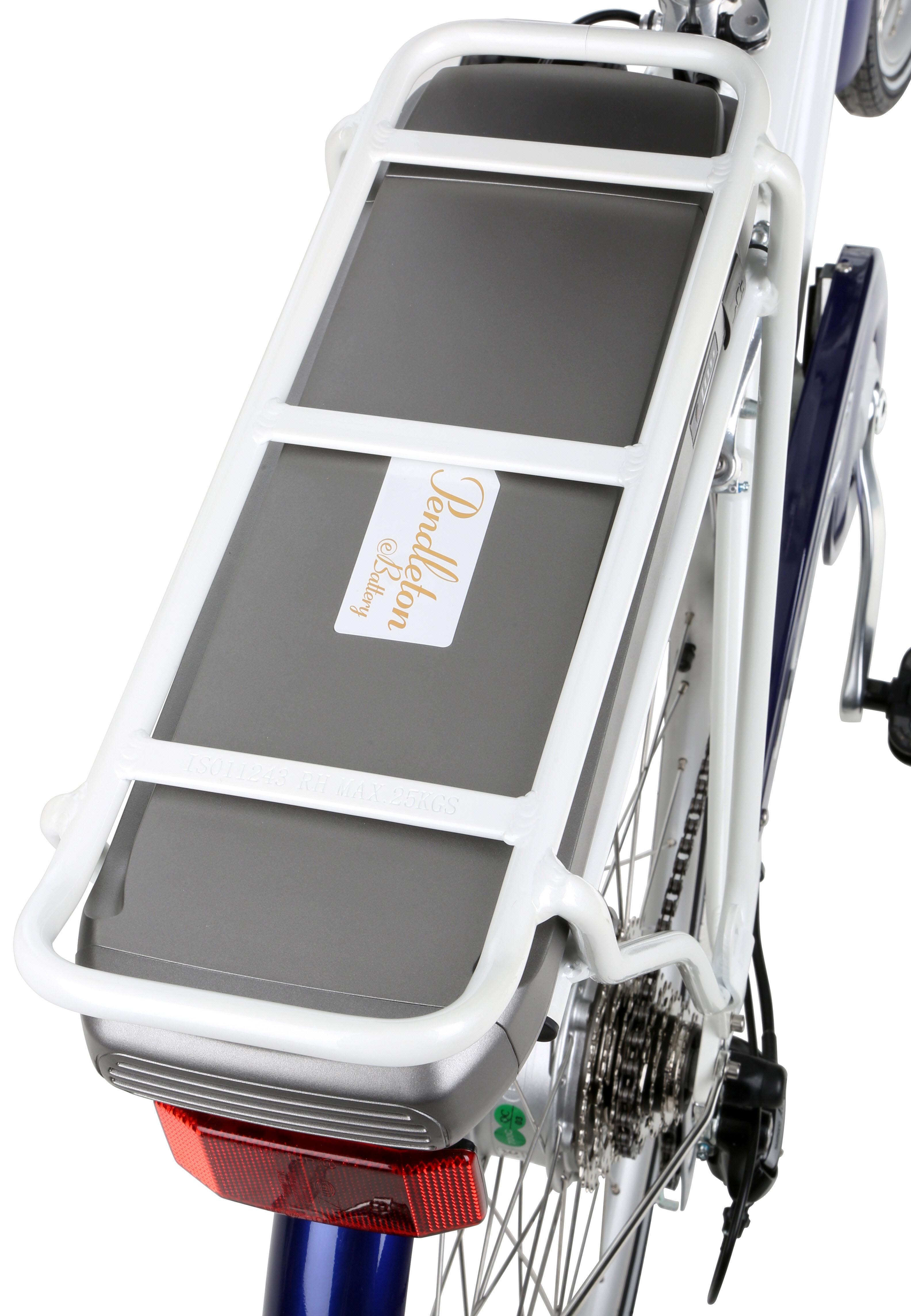 Pendleton Somerby Electric Hybrid Bike - White and Navy - S, M Frames