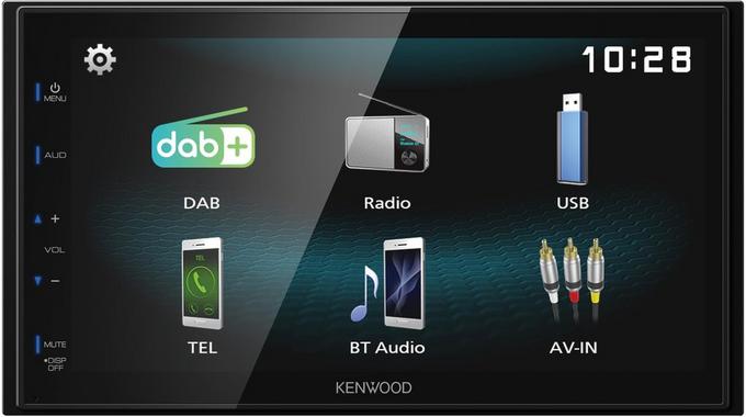 Kenwood DMX125DAB Car Stereo with Android Mirroring DAB