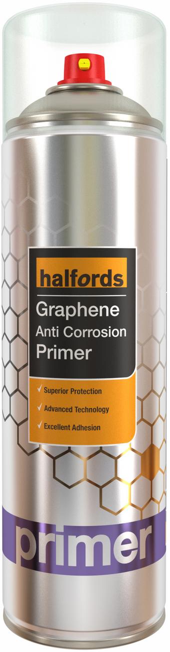 Halfords Plastic Primer GREY Spray 300ml