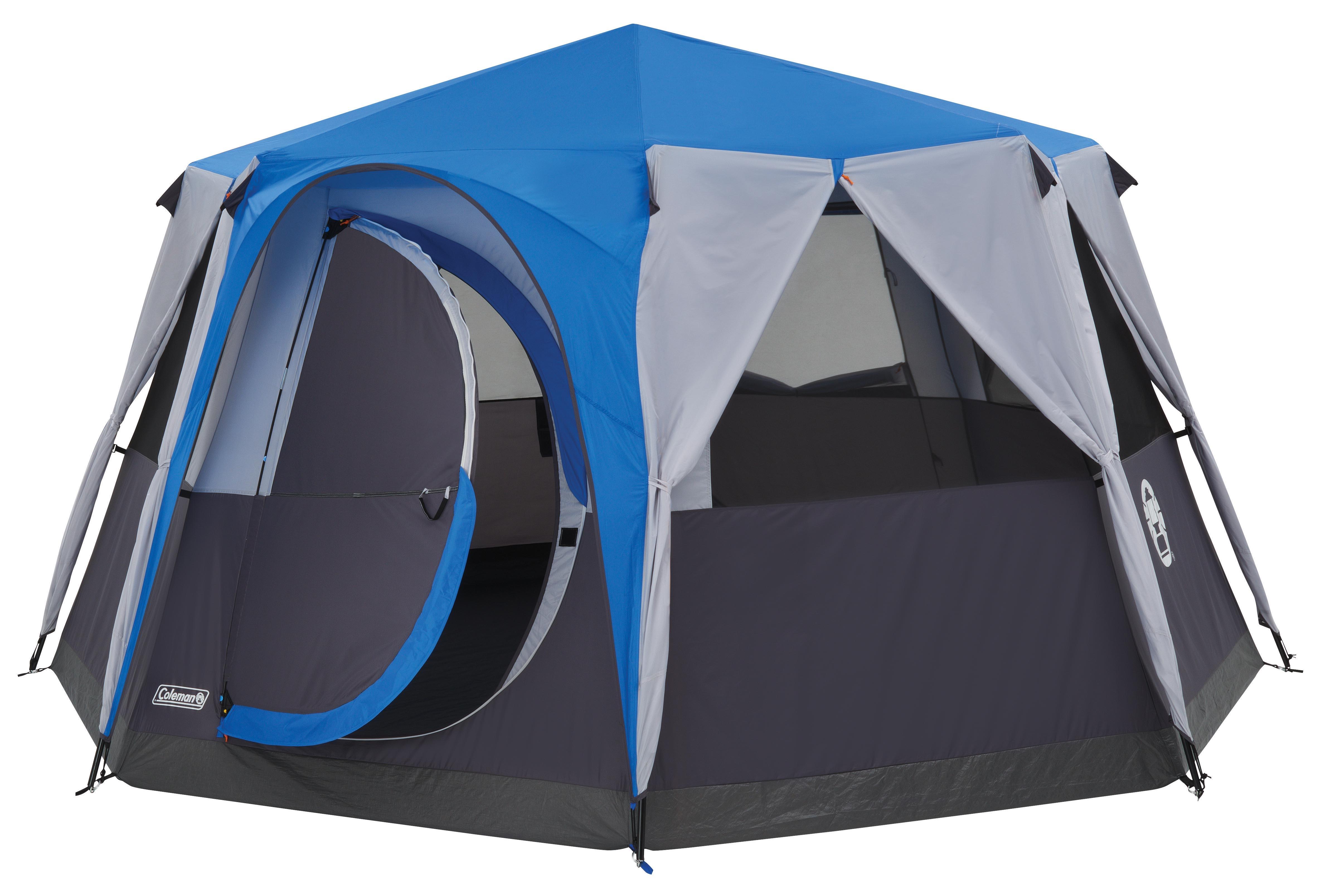 Cortes Octagon 8 Person Tent - Blue