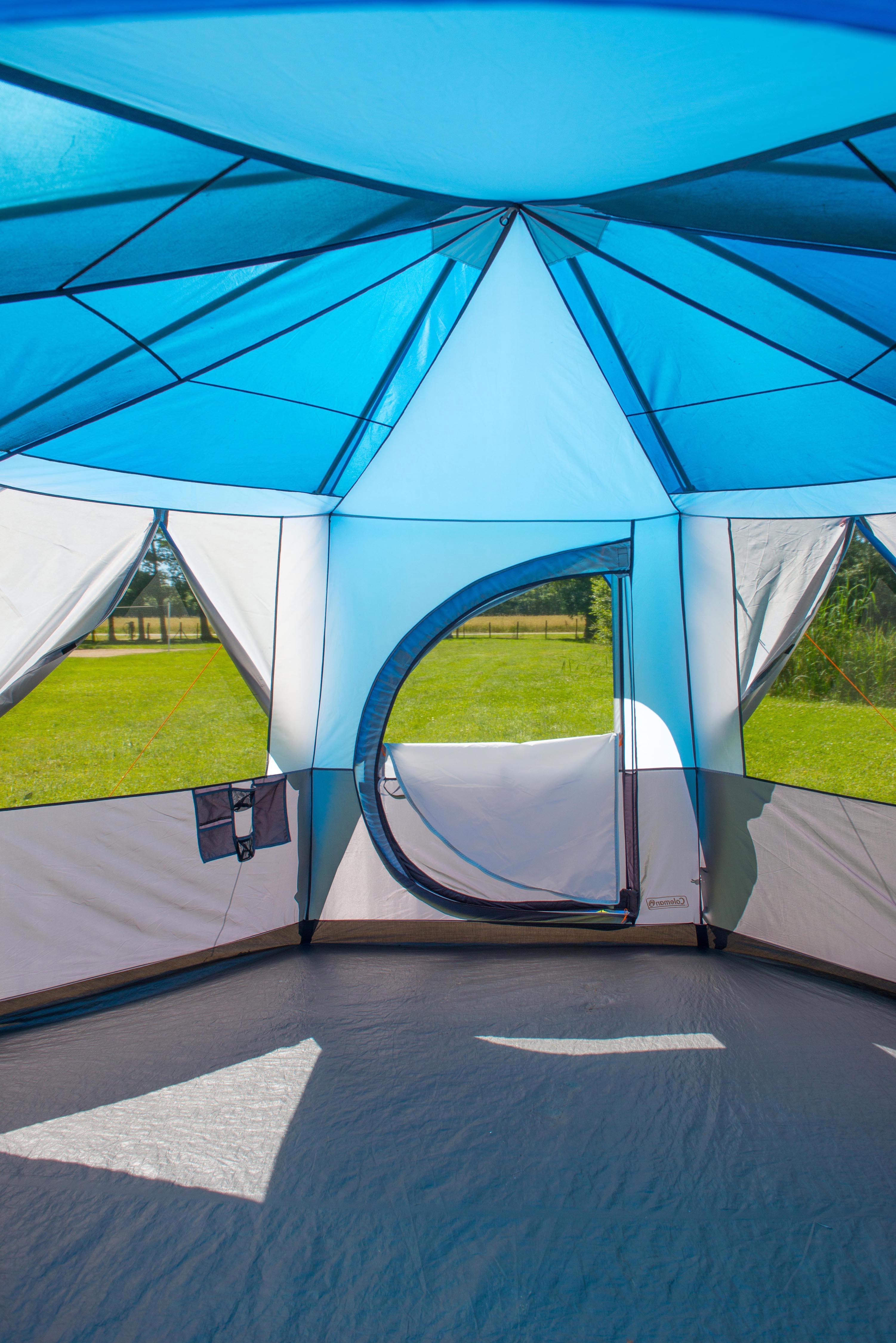 Cortes Octagon 8 Person Tent - Blue