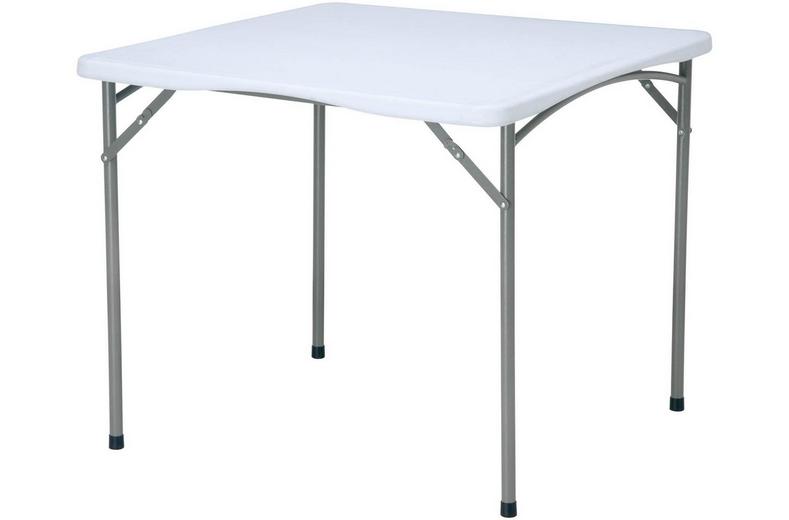 Leisurewize Blow Moulded Folding Table Square Leisurewize Blow Moulded Folding Table Square