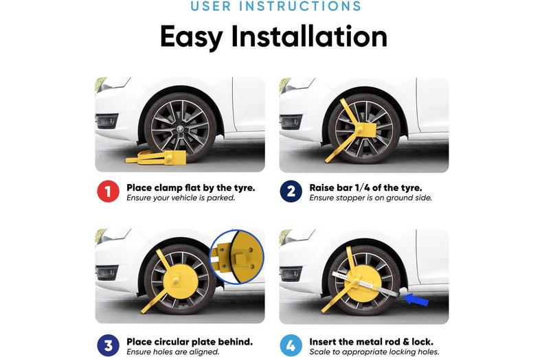 Leisurewize Full Face Wheel Clamp Leisurewize Full Face Wheel Clamp