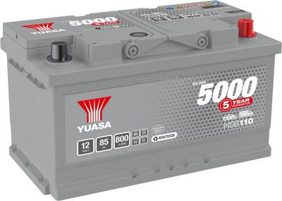 Yuasa HSB110 Silver 12V Car Battery 5 Year Guarantee Yuasa HSB110 Silver 12V Car Battery 5 Year Guarantee