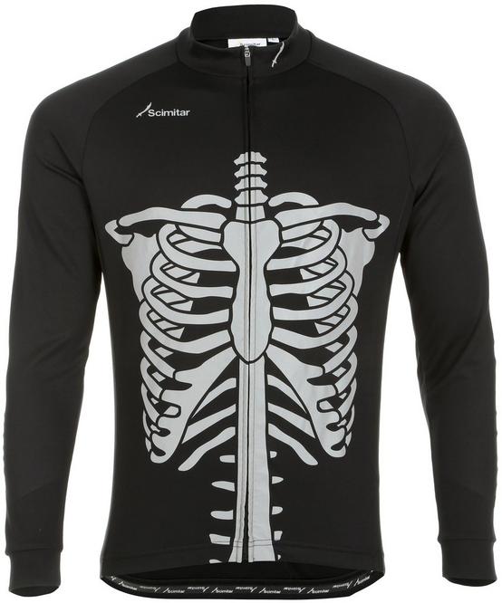 skeleton cycling jersey