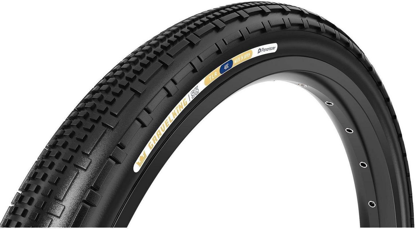 Halfords Panaracer Gravel King Sk Tlr Gravel Tyre, Black/Black 700X45C | Extra 8% off for BC Members