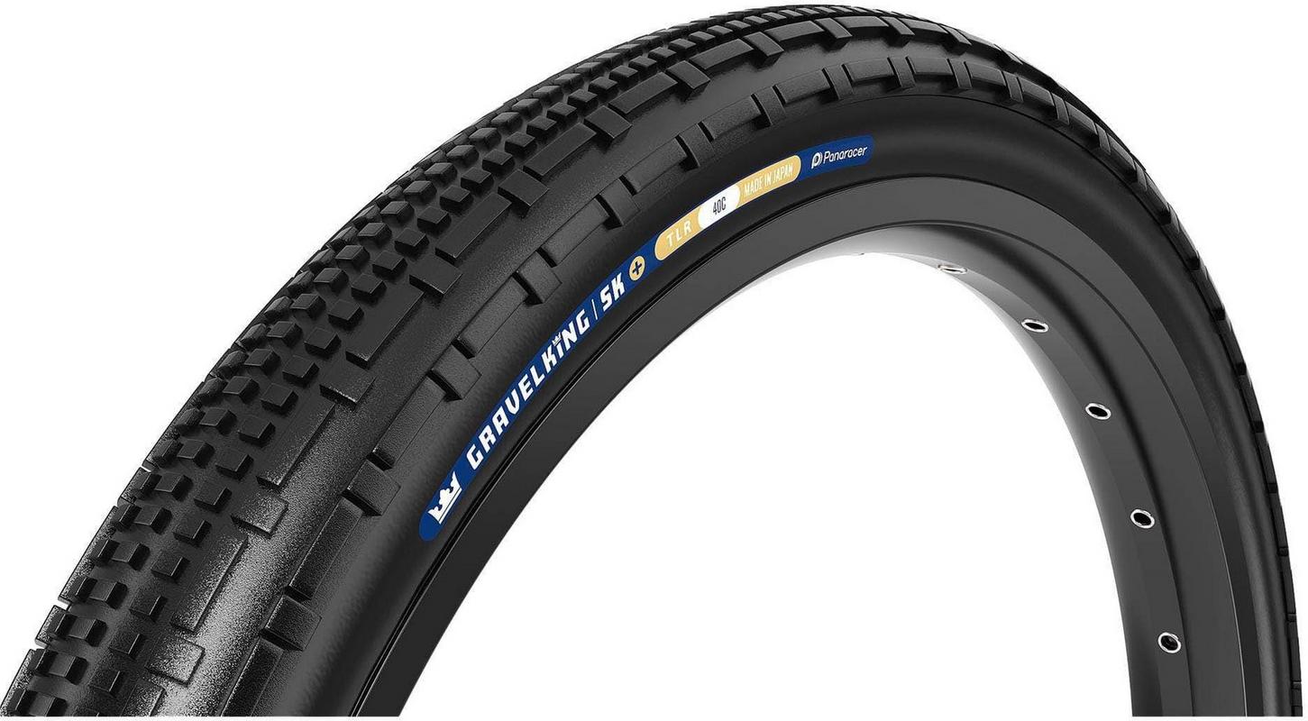 Halfords Panaracer Gravel King Sk Plus Tlr Tyre, Black/Black 27.5X1.90 Inch | Extra 8% off for BC Members