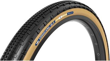 Halfords Panaracer Gravel King Sk Plus Tlr Tyre, Black/Brown 700X50C | Extra 8% off for BC Members