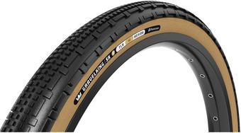 Panaracer Gravel King SK R TLR Gravel Tyre, Black/Amber 700x30c