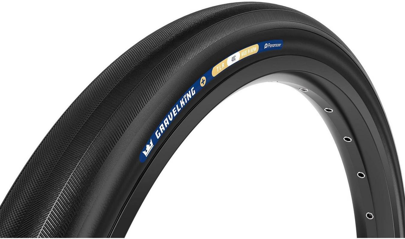 Halfords Panaracer Gravel King Slick Plus Tlr Gravel Tyre, Black/Black 700X40C | Extra 8% off for BC Members