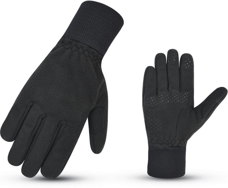 Halfords Essentials Fleece Gloves Medium | Extra 8% off for BC Members