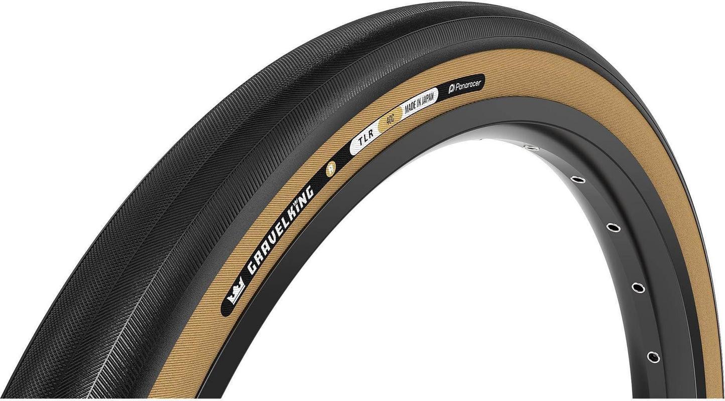 Halfords Panaracer Gravel King Slick R Tlr Gravel Tyre, Black/Amber 700X30C | Extra 8% off for BC Members