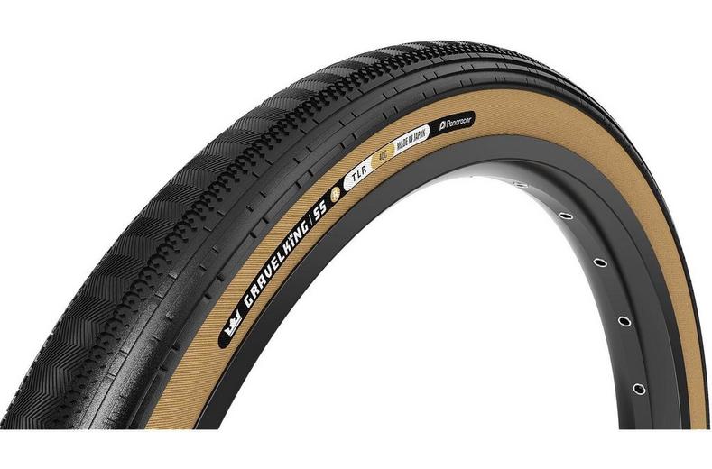 Panaracer Gravel King Semi Slick R TLR Tyre Black/Amber 700x30c Panaracer Gravel King Semi Slick R TLR Tyre Black/Amber 700x30c