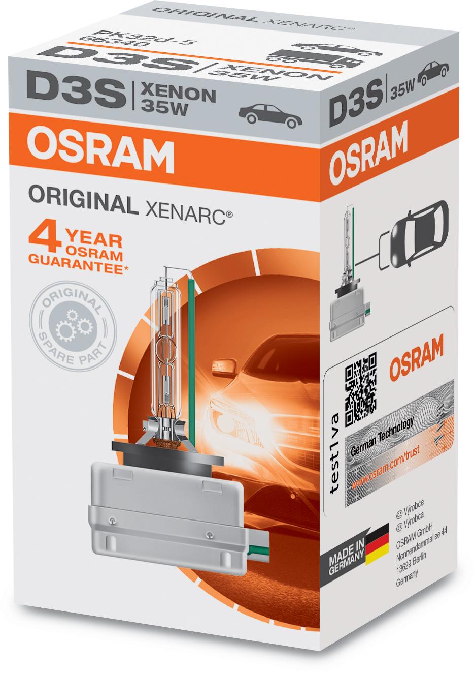 Osram D3S Xenarc Original Xenon Hid Single Pack