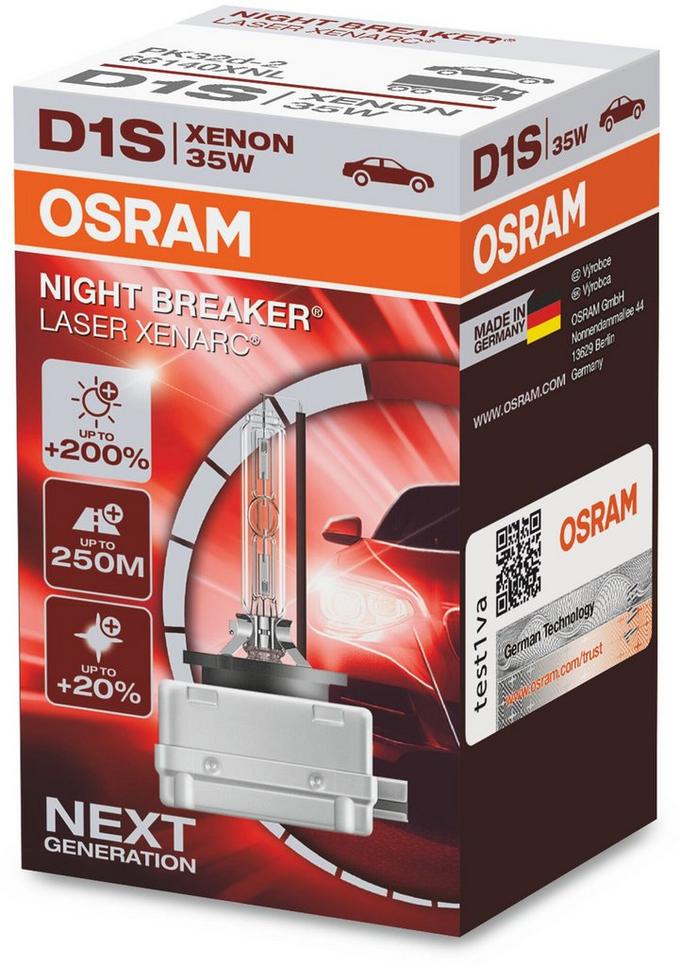 D1S Xenon light bulb 85V 35W,Osram - Strands