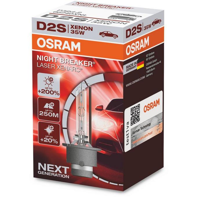 2-Stück Osram OS66240SVS-HCB Xenarc Silverstar D2S Xenonbrenner 35 W Auslauf Model 